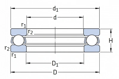 Подшипник 51305 SKF