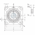Подшипниковый узел FY 40 WF KMR ГОСТ, ISO Подшипниковый узел FY 40 WF KMR