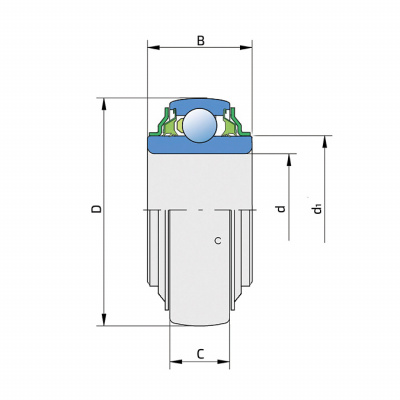 Подшипник LSQ 210-2PB.H FKL