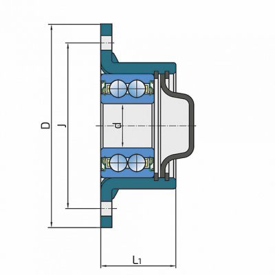 Ступица сошника PL-7520-SM FKL