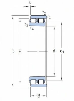 Подшипник NN 3009 KTN/SP SKF