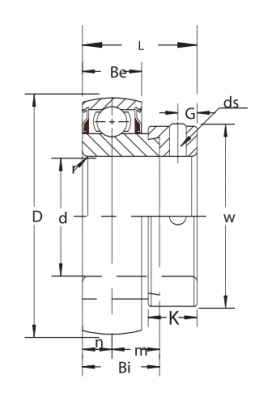 Подшипник PER.FH 209-28 PEER