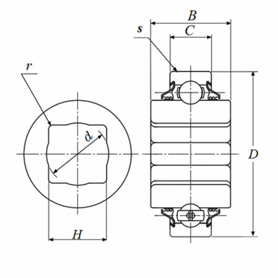 Подшипник 5AS08-1.1/8C3 NTN