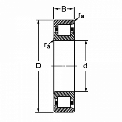 Подшипник 12307 КМ FBC FBC