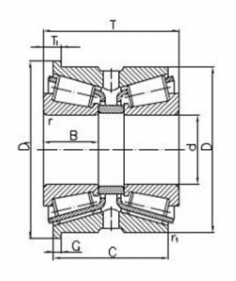 Подшипник 2-697716 Л ГПЗ-15