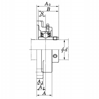 Подшипниковый узел UCF 210 FKD