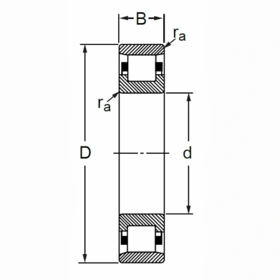 Подшипник 42409 Л FBC