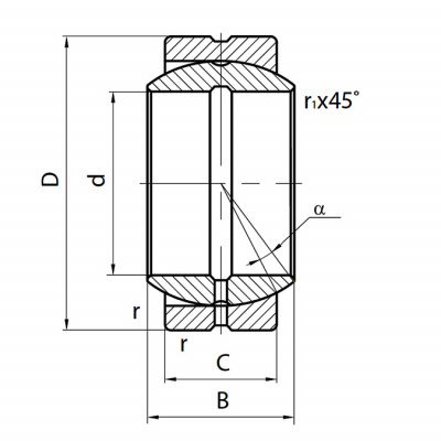 Подшипник ШС 40 К NTL