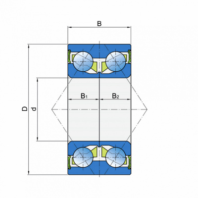 Подшипник 30x62x30 Артикул 306230 (FKL) FKL