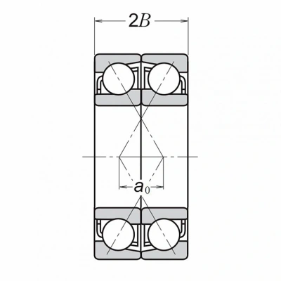 Подшипник 336317 (7317 C/DF) NIS