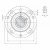 Подшипниковый узел F4BRP 308-SRB-SRE SKF