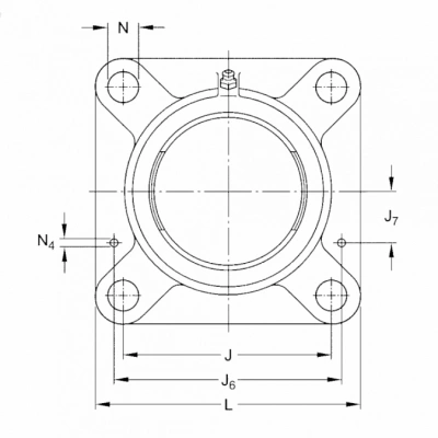 Корпус подшипника FY 511 M KMR