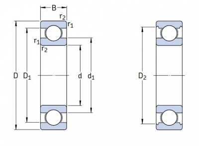 Подшипник 6209/C5 SKF