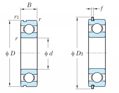 Подшипник 6216 NR SKF