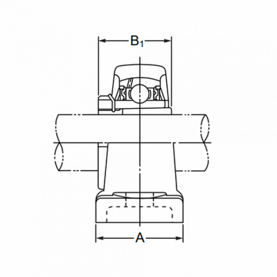 Подшипниковый узел UKP 311 TECHNIX